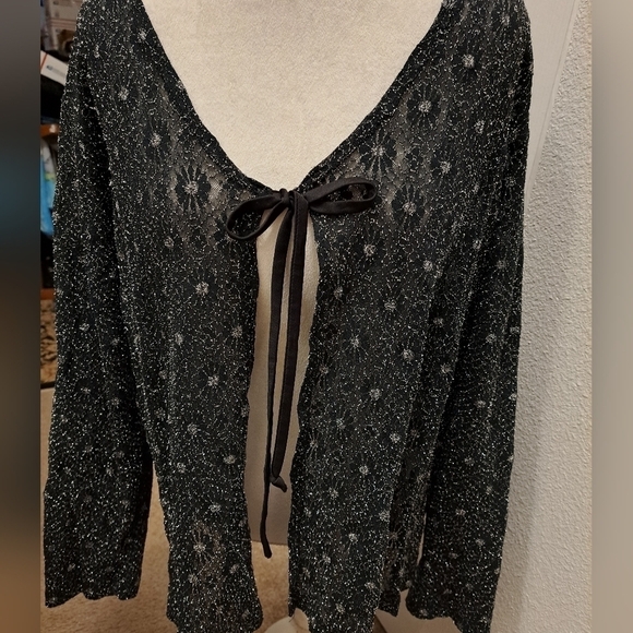 Younique Jackets & Blazers - Younique Open Front With Black Tie Jacket   Size Xl